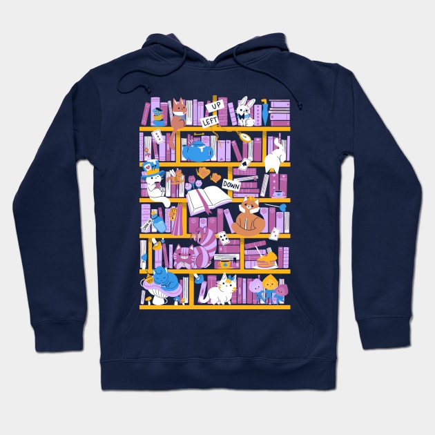 Library in Wonderland Hoodie by TaylorRoss1